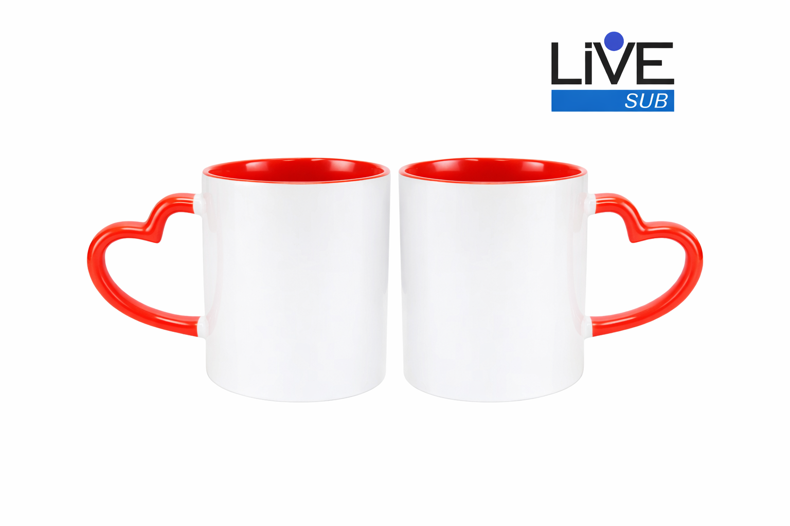 XICARA COM ALÇA DE CORAÇÃO VERMELHO