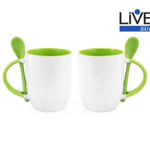 XICARA COM COLHER VERDE