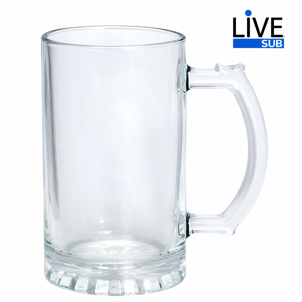 CANECA DE CHOPP 475ML VIDRO LISO