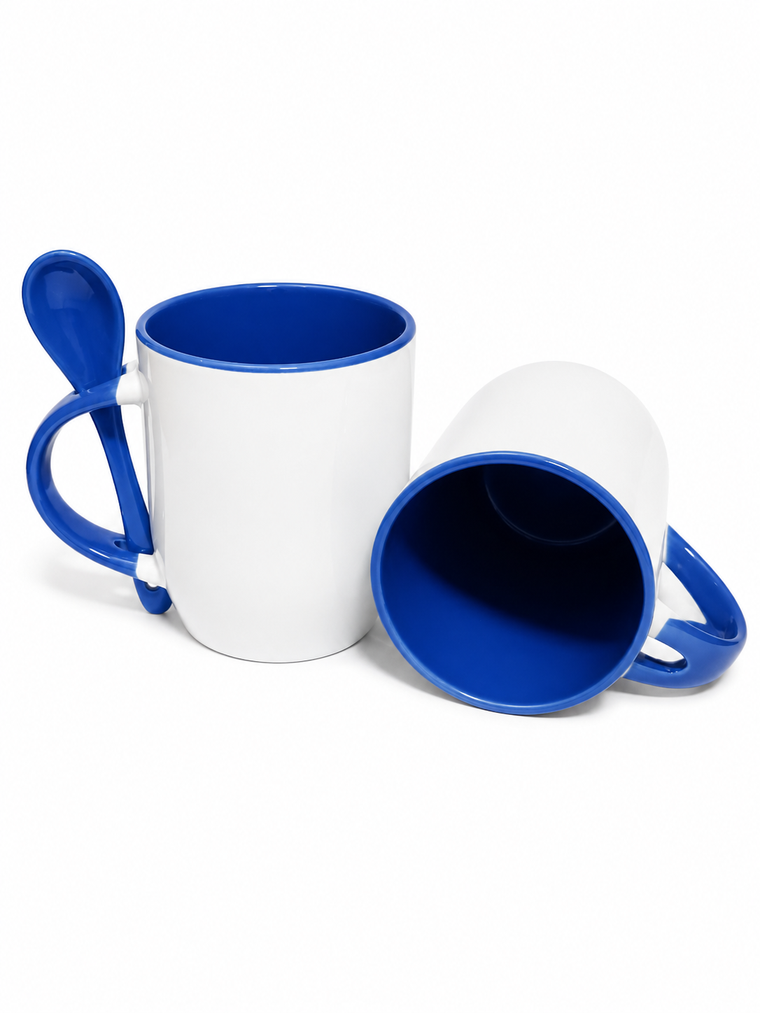 XICARA COM COLHER AZUL