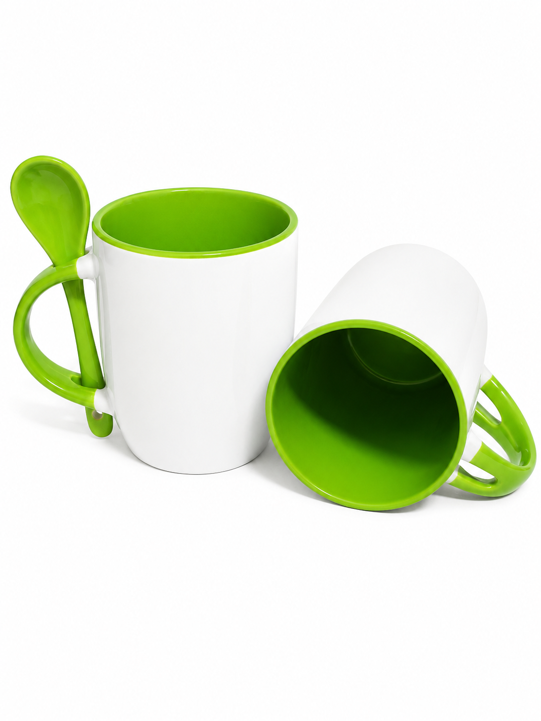 XICARA COM COLHER VERDE