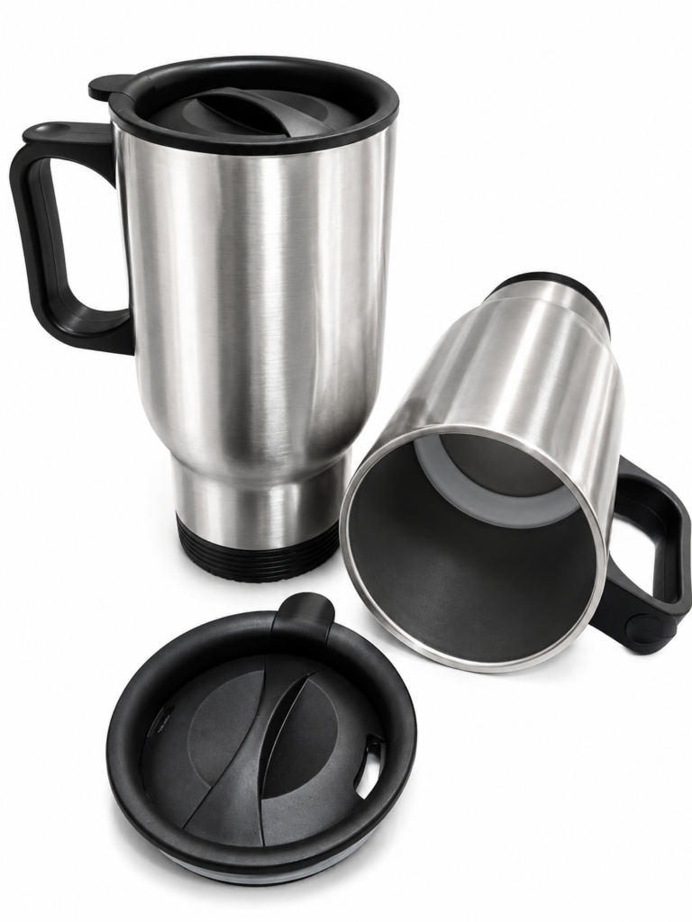 CANECA INOX TRAVEL MUG 450ML PRATA