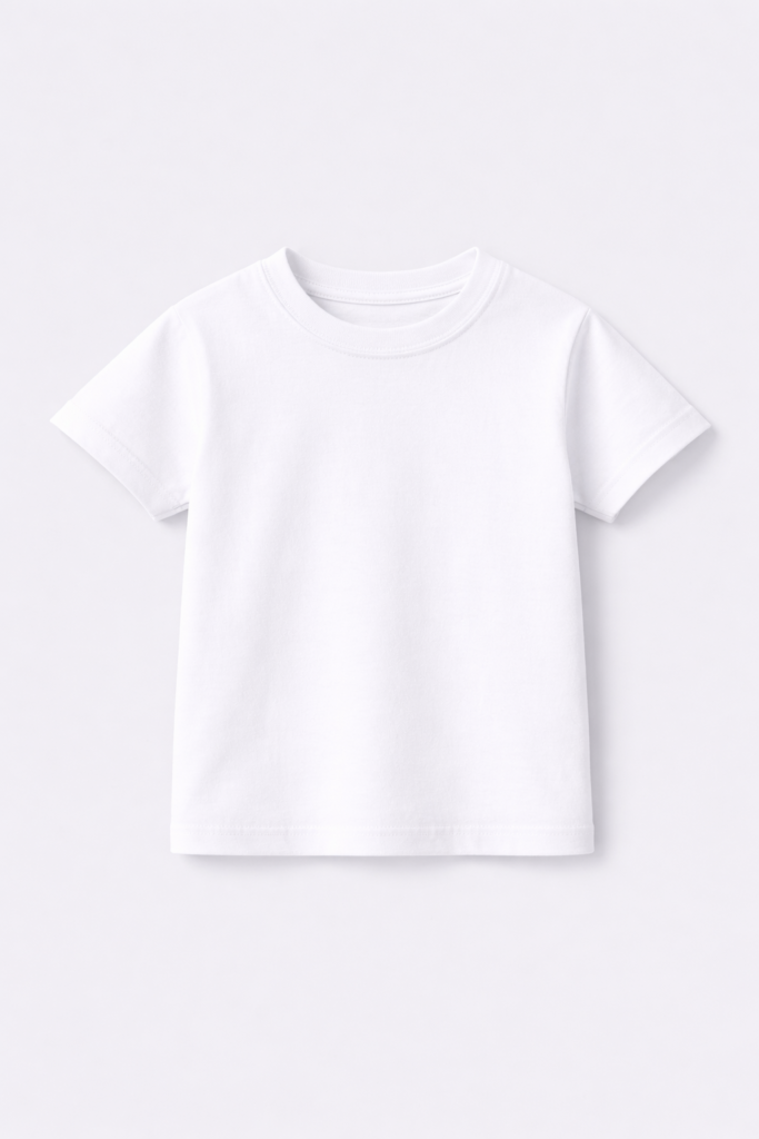 CAMISETA BRANCA INFANTIL