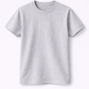 CAMISETA CINZA MESCLA INFANTIL