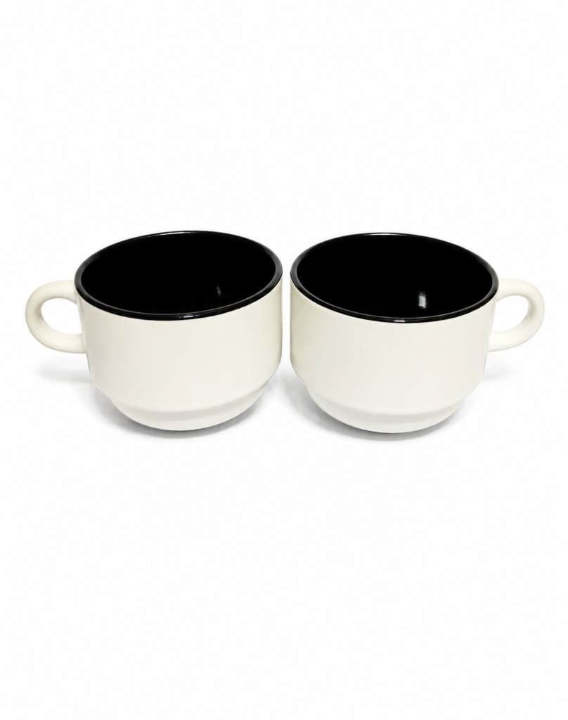 XICARA 180ML INTERIOR PRETO LIVESUB